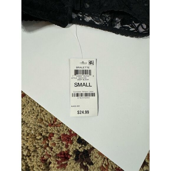 NWT Inc Black Lace Bralette - Picture 5 of 5